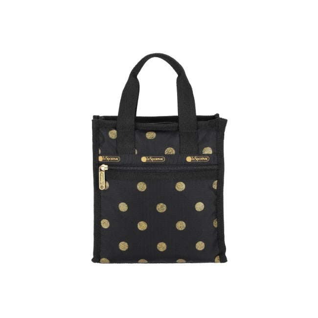 LeSportsac Unisex Bags Mini N/S Tote In Gold Glitter Dots - 44039287111982