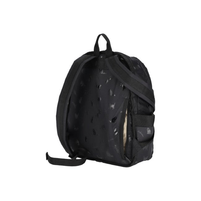 LeSportsac Unisex Route Backpack In Black Cats - 42627927441710