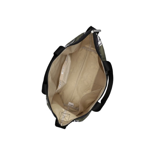 LeSportsac Unisex Deluxe Easy Carry Tote In Olive Floral Silhouette - 42627932127534