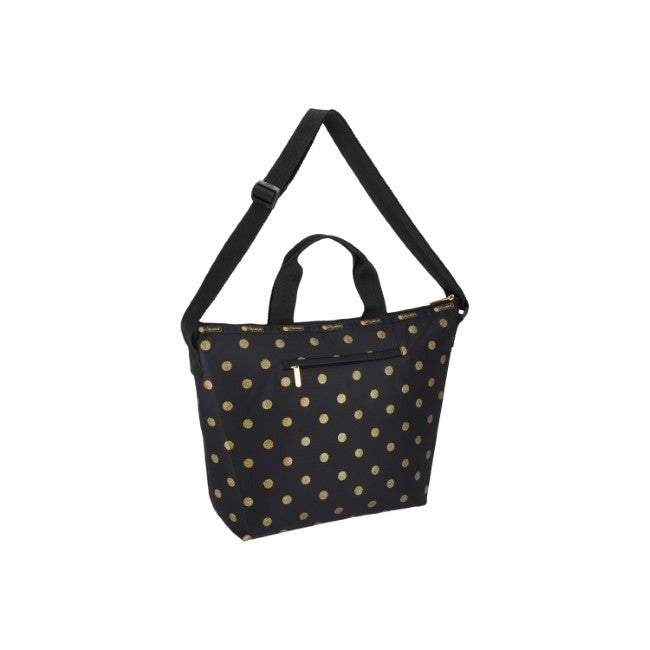 LeSportsac Unisex Bags Deluxe Easy Carry Tote In Gold Glitter Dots - 44039312867630