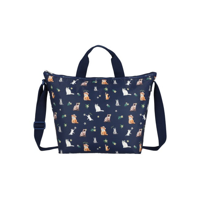 Deluxe Easy Carry Tote In Tropical Meow Cat - 45055207375150