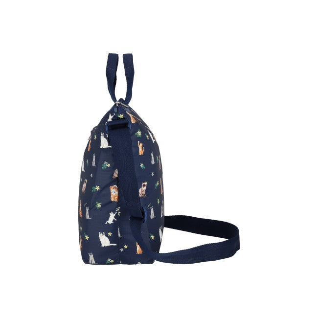 Deluxe Easy Carry Tote In Tropical Meow Cat - 45055207473454