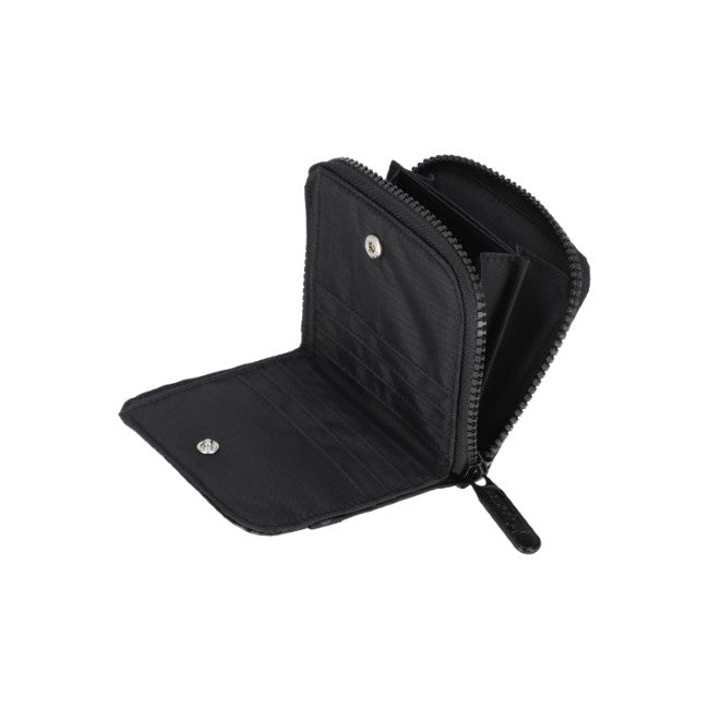 LeSportsac Unisex Wallet Claire In Black Shine - 44039318143278
