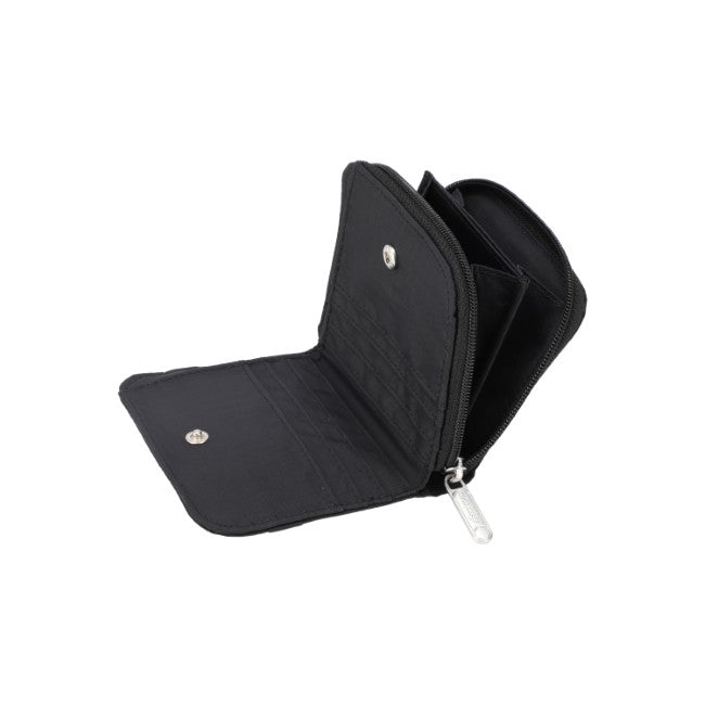 LeSportsac Unisex Wallet Claire In Recycled Black - 42694910542126