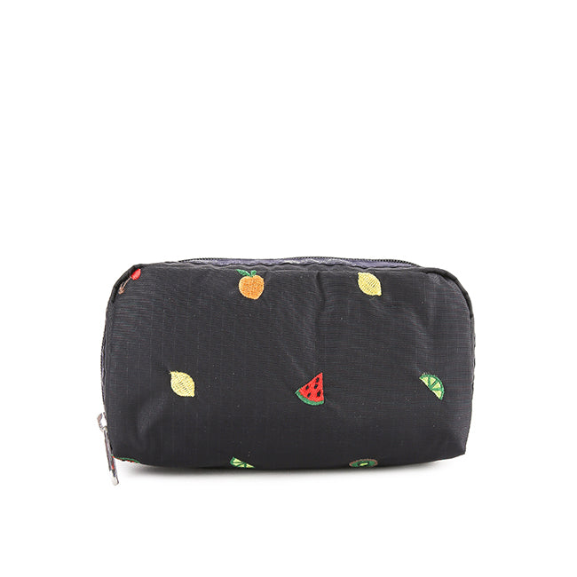 Rectangular Cosmetic In Mixed Fruit Embroidery - 41859208905006
