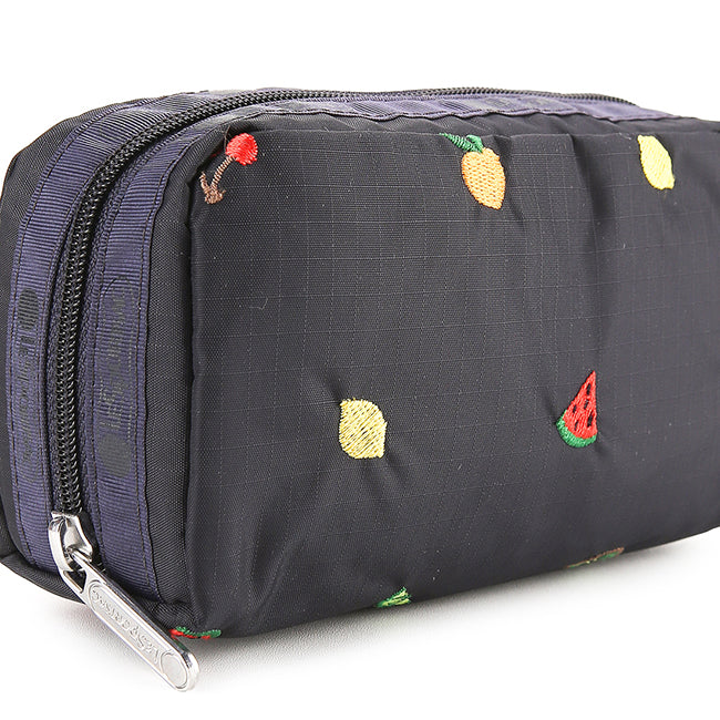 Rectangular Cosmetic In Mixed Fruit Embroidery - 41859209003310
