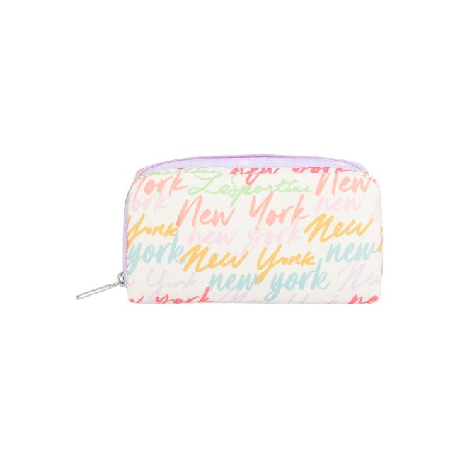 Rectangular Cosmetic In Nyc Script Cream - 45055207768366