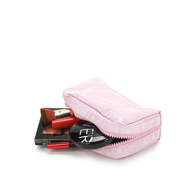 Rectangular Cosmetic In Icey Pink Shine - 41848841470254