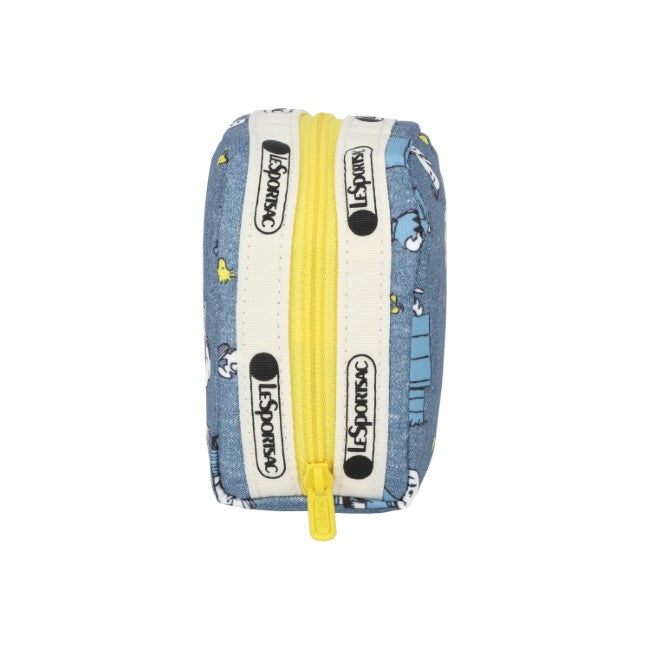 LeSportsac Unisex Pouch Square Cosmetic In Peanuts Happy Pals Acc - 44039343145262
