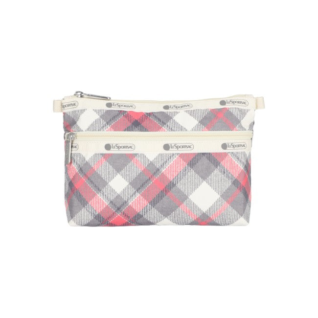 LeSportsac Unisex Cosmetic Clutch In Seamless Tartan - 42627938910510