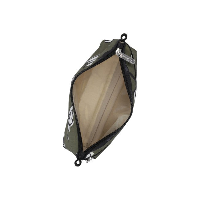 LeSportsac Unisex Cosmetic Clutch In Olive Floral Silhouette - 42627936846126