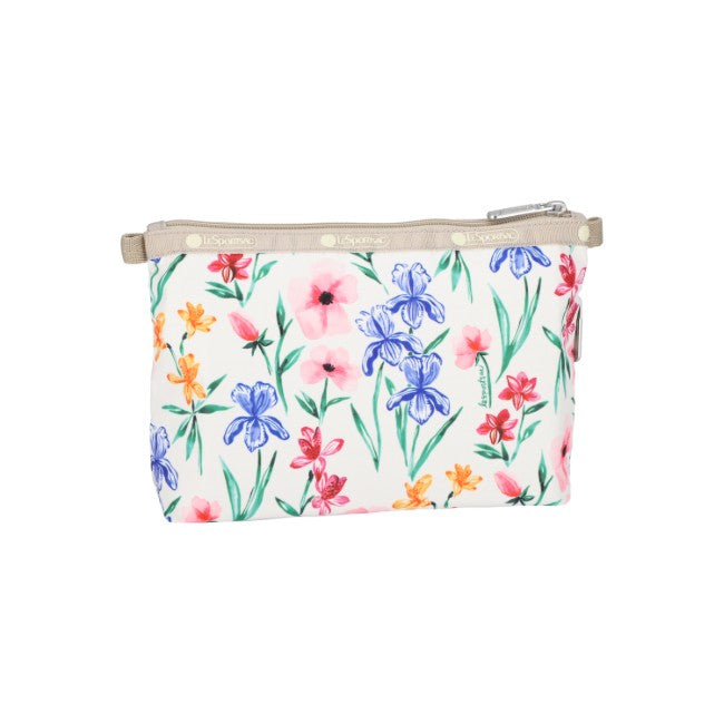 LeSportsac Unisex Pouch Cosmetic Clutch In Watercolor Botanical - 44039351697710