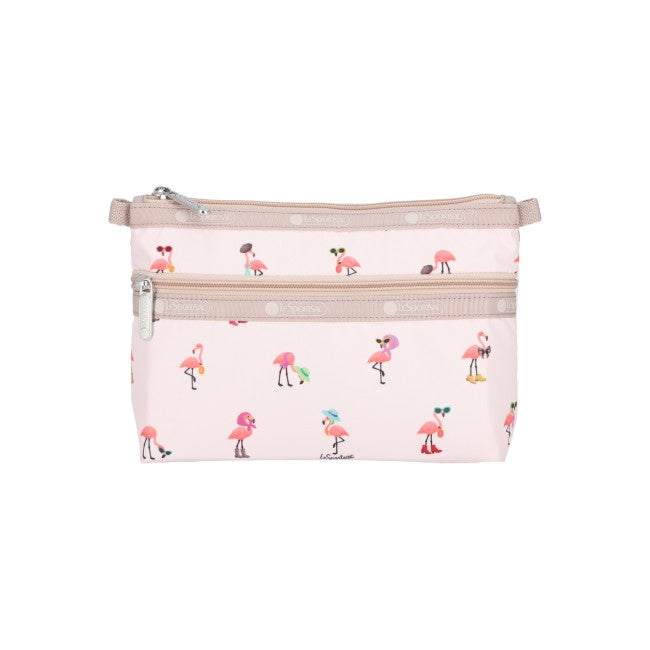 Cosmetic Clutch In Flamingo Party - 45055209701678