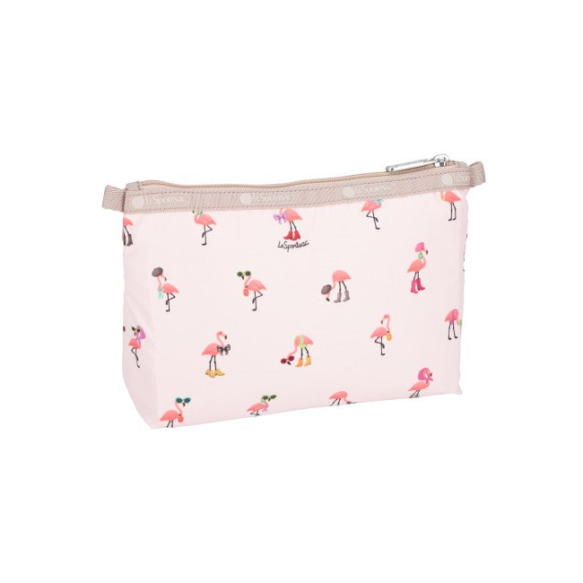 Cosmetic Clutch In Flamingo Party - 45055209734446