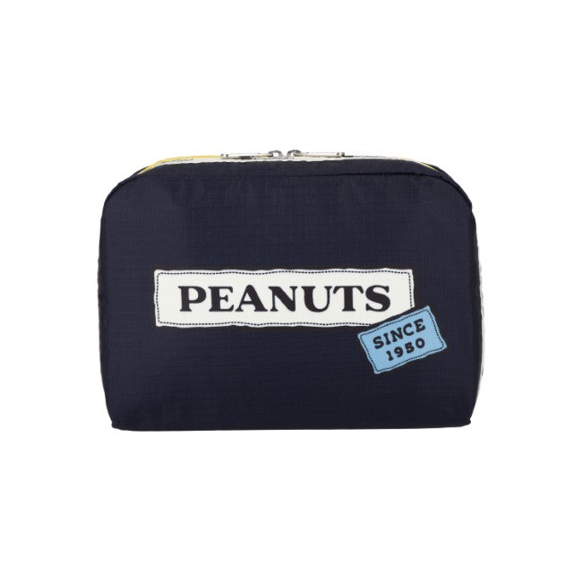 LeSportsac Unisex Pouch Xl Rectangular Cosmetic In Peanuts Patchwork Cosm - 44039369031982