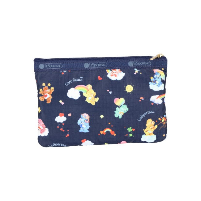 LeSportsac Unisex 3-Zip Cosmetic In Care Bears Dreams Navy - 42627939270958
