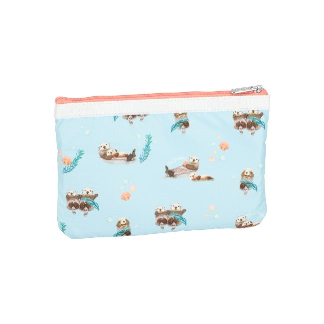 3-Zip Cosmetic In Floating Sea Otters - 45055211045166