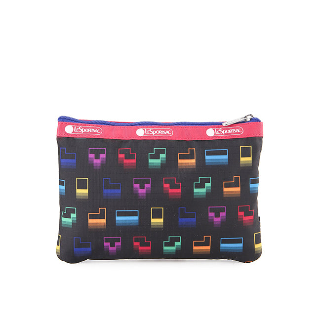 3-Zip Cosmetic In Tetris Falling Blocks/Pnk - 42133793440046