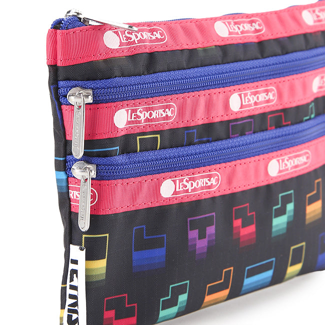 3-Zip Cosmetic In Tetris Falling Blocks/Pnk - 42133793505582