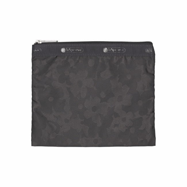 LeSportsac Unisex Deluxe Everyday Bag In Black Floral Jacquard - 42627940155694