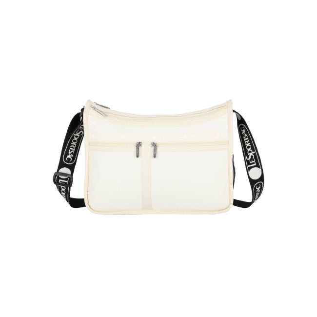 LeSportsac Unisex Deluxe Everyday Bag In Logo Jacquard Meringue - 42627941990702