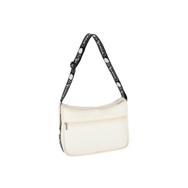 LeSportsac Unisex Deluxe Everyday Bag In Logo Jacquard Meringue - 42627942023470
