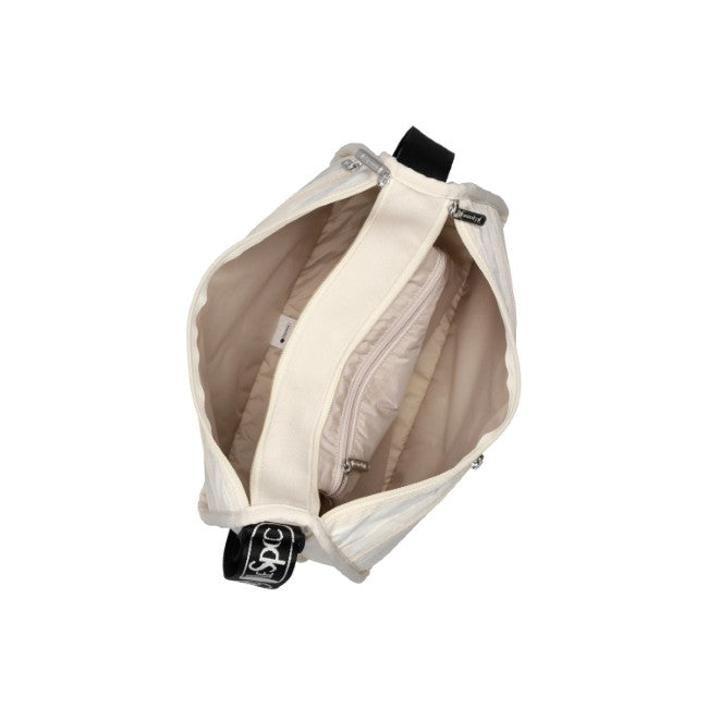 LeSportsac Unisex Deluxe Everyday Bag In Logo Jacquard Meringue - 42627942056238