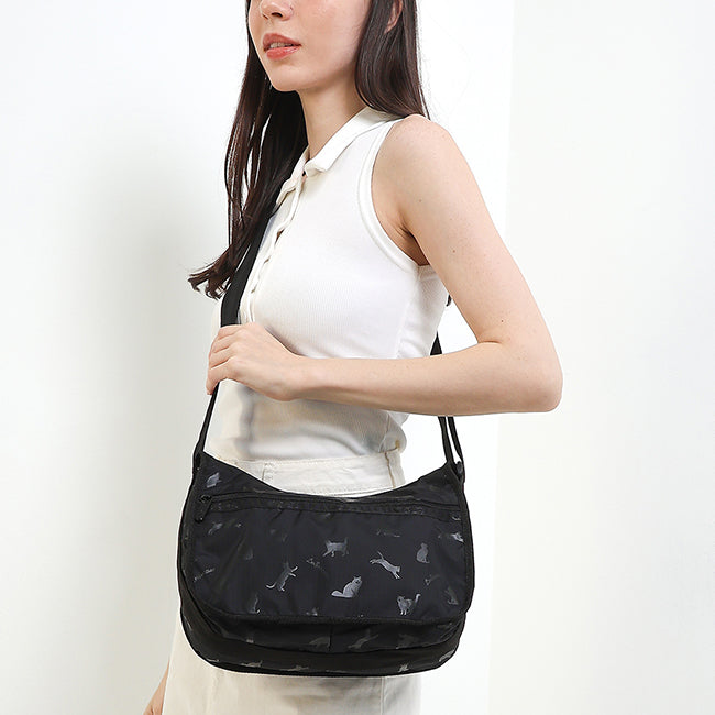 LeSportsac Unisex Classic Hobo In Black Cats - 43367135314222