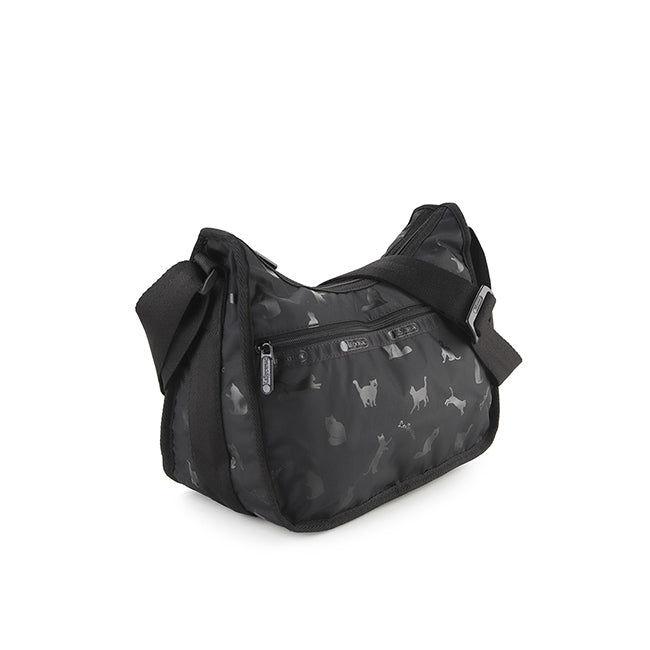 LeSportsac Unisex Classic Hobo In Black Cats - 43367135379758