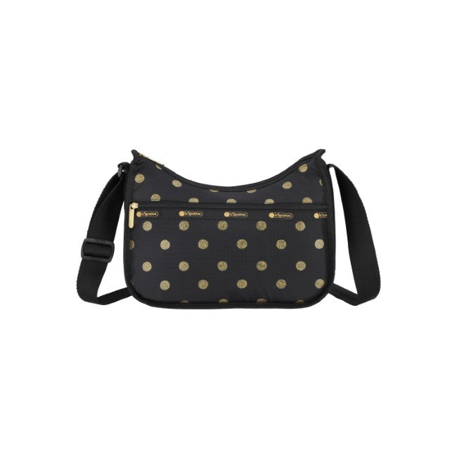 LeSportsac Unisex Bags Classic Hobo In Gold Glitter Dots - 44039387611438