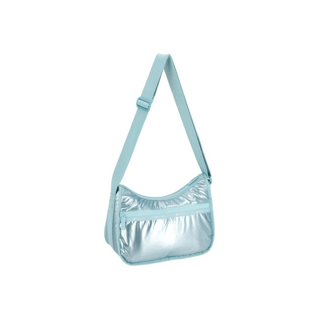 Classic Hobo In Aqua Blue Shine - 45055212224814