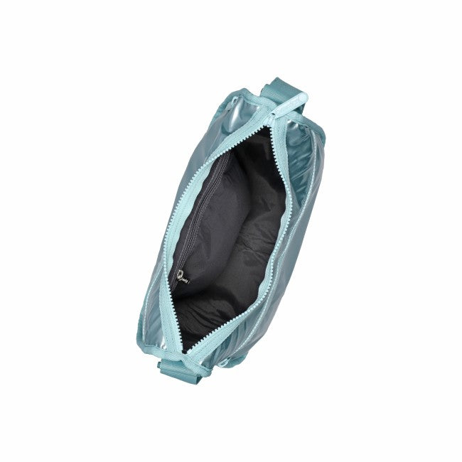 Classic Hobo In Aqua Blue Shine - 45055212257582