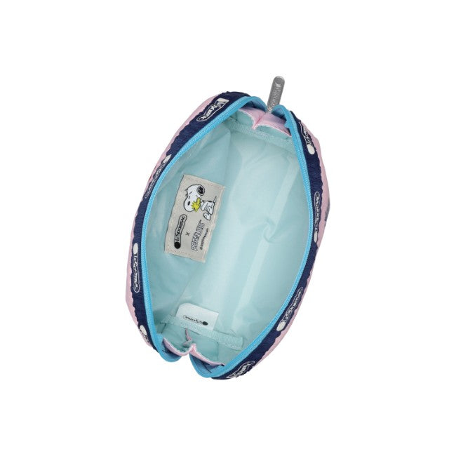 LeSportsac Unisex Pouch Medium Dome Cosmetic In Peanuts Snoopy Dome Cosm - 44039397081390
