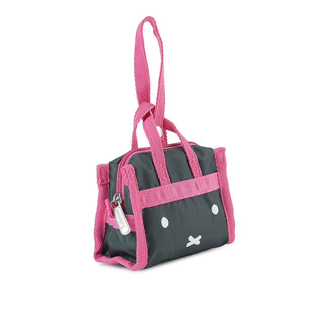 Micro Weekender Charm In Miffy Green/Pink Charm - 46321464344878