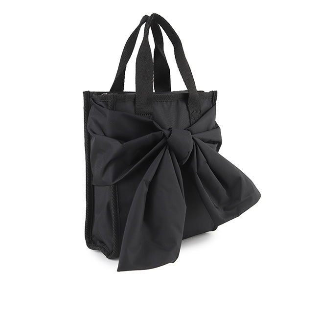 Bow Mini N/S Tote In Black Bows - 46321336451374