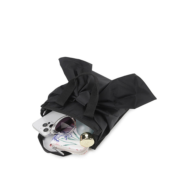 Bow Mini N/S Tote In Black Bows - 46321336582446