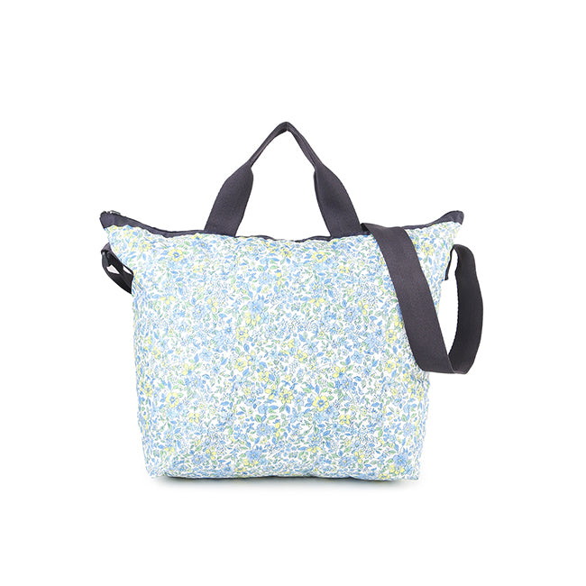 Deluxe Easy Carry Tote In Tapestry Flower Blue - 45585911316782