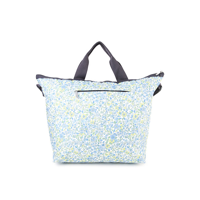 Deluxe Easy Carry Tote In Tapestry Flower Blue - 45585911382318