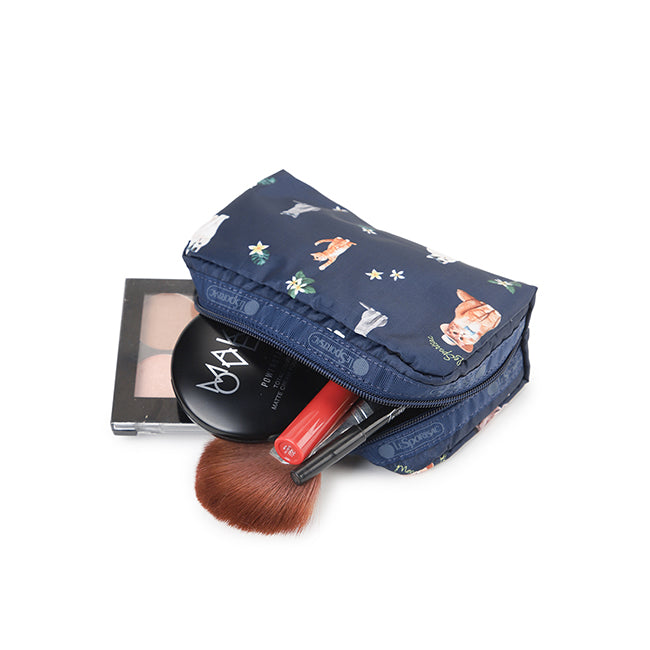 Rectangular Cosmetic In Tropical Meow Cat - 45428957282606