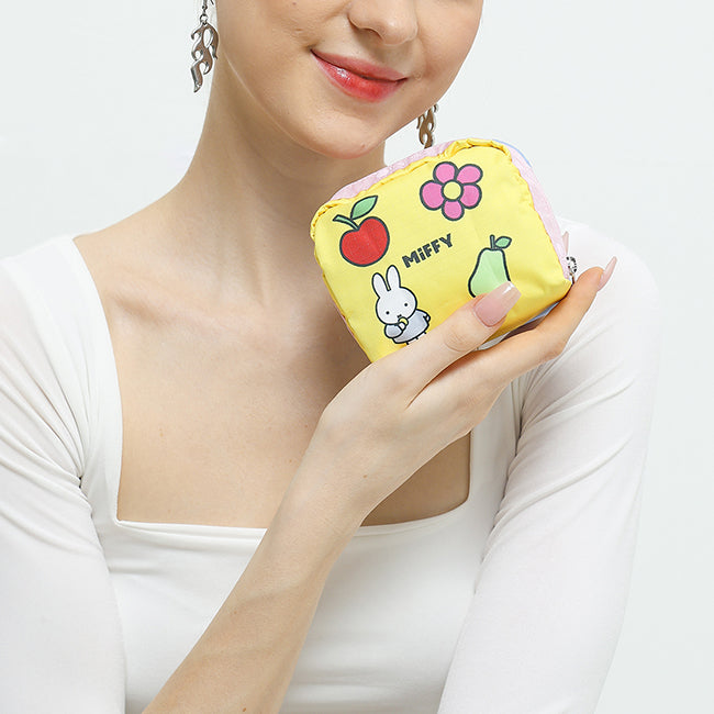 Square Cosmetic In Miffy Blue/Yellow Sq - 46321346871598