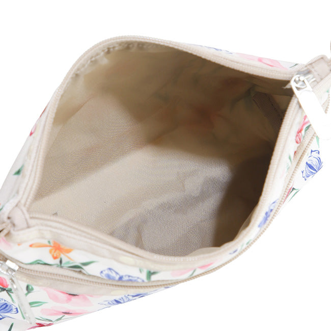 Cosmetic Clutch In Watercolor Botanical - 46321348903214
