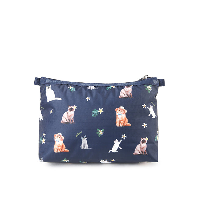 Cosmetic Clutch In Tropical Meow Cat - 45450046308654