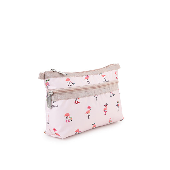Cosmetic Clutch In Flamingo Party - 45450097590574