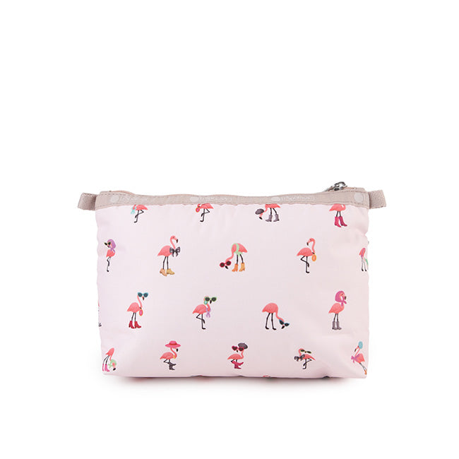 Cosmetic Clutch In Flamingo Party - 45450097623342