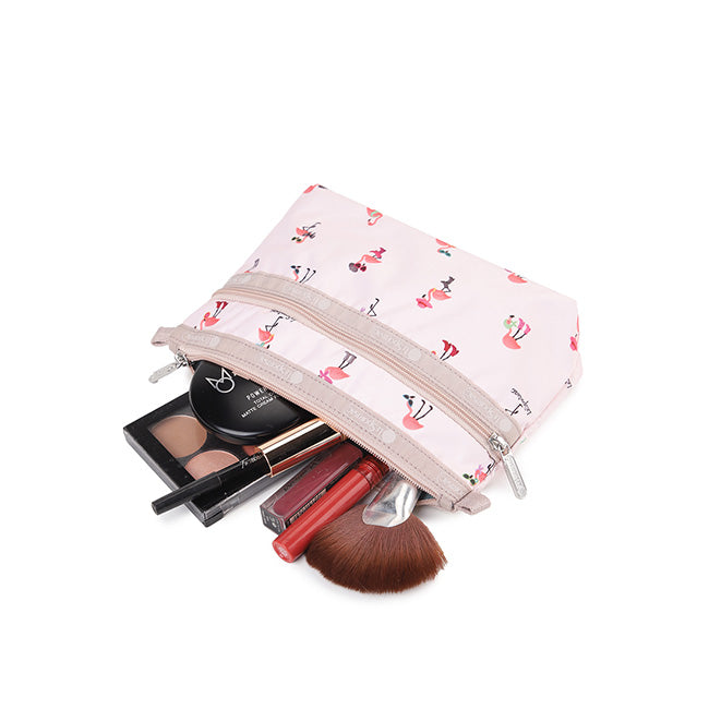 Cosmetic Clutch In Flamingo Party - 45450097721646