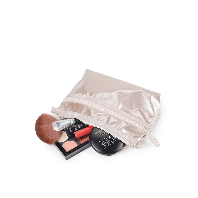 Cosmetic Clutch In Rose Gold Shine - 45586360697134