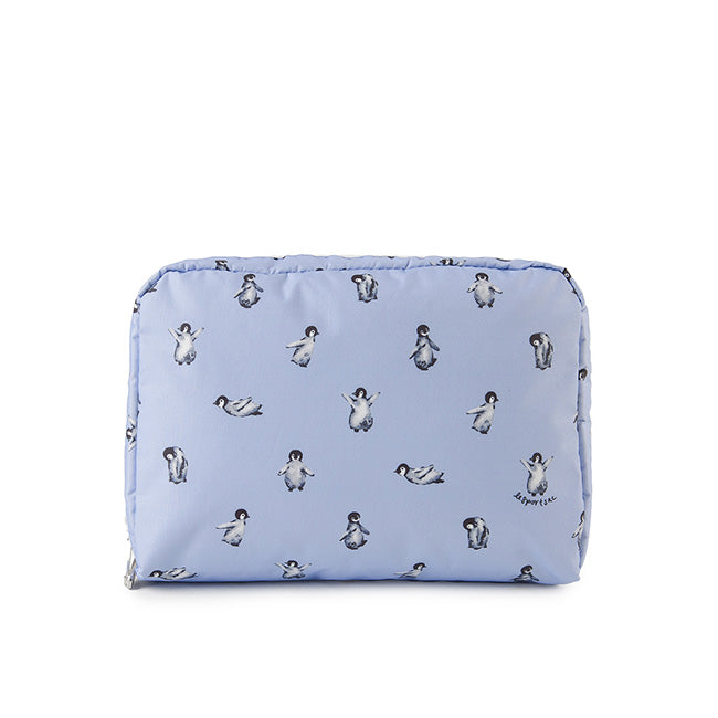 Xl Rectangular Cosmetic In Petite Penguins White - 46321352343854