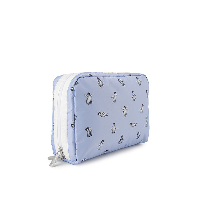 Xl Rectangular Cosmetic In Petite Penguins White - 46321352376622