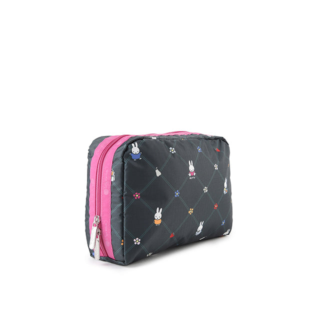 Xl Rectangular Cosmetic In Miffy Orchard Green/Pink - 46321352966446