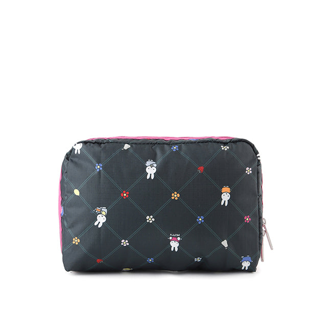 Xl Rectangular Cosmetic In Miffy Orchard Green/Pink - 46321352999214